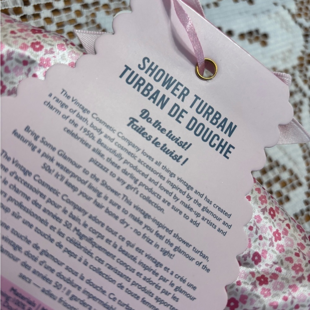 Pink Shower Turban - Picture 3 of 4